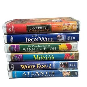 Disney Classic VHS‎ Collection of 6 Videos